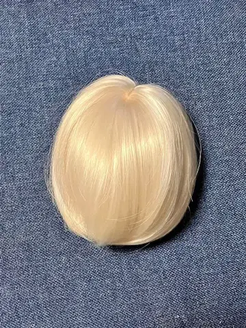 인형 가발 7~8인치 밥 헤어 블론드