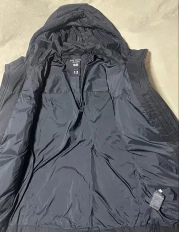 블랙 다운 자켓 L 사이즈