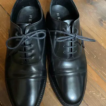 REGAL 블랙 레이스업 슈즈