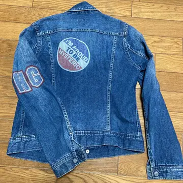 HYSTERIC GLAMOUR 다크 데님 자켓