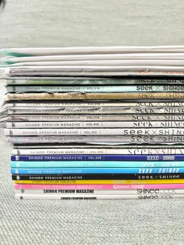SHINee 뉴스레터 Seek 창간호~24권 묶음 판매 001-024