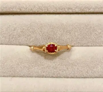 타츠오 나가하타 루비 반지 K10