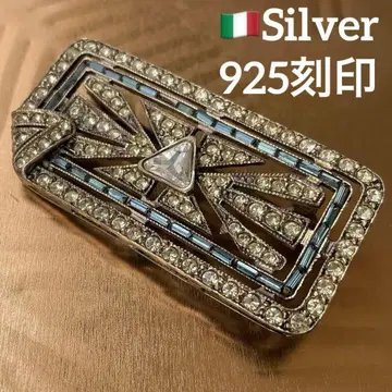 이탈리아 앤티크 브로치 실버 925 각인 있음 하자품 레트로 은 잡화