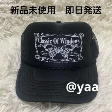 미사용 새상품 Classic Of Windows 메쉬 캡 블랙