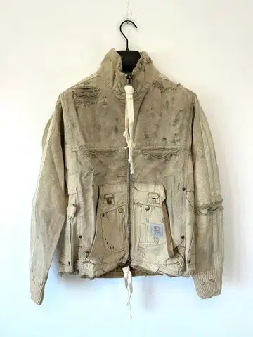 그렉 로렌 베이지 집업 자켓 데미지 있음*