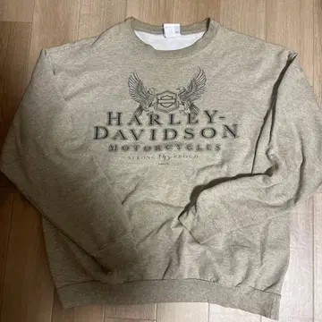 할리데이비슨 맨투맨 그레이