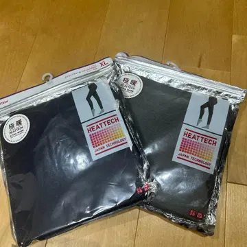 새상품 유니클로 울트라 웜 히트텍 엑스트라 웜 레깅스 XL 블랙