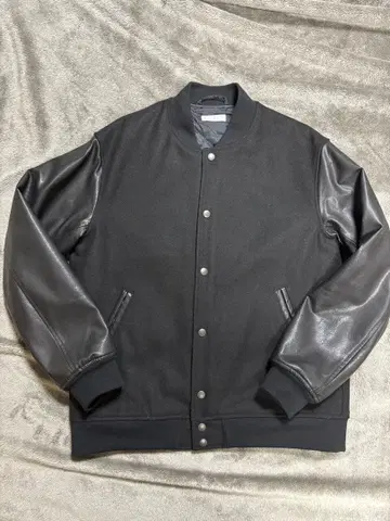 BEAUTY&YOUTH 바시티 자켓 블랙 XL