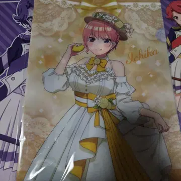 훼미리마트 한정판 5등분의 신부 클리어 파일 세트 후르츠 드레스