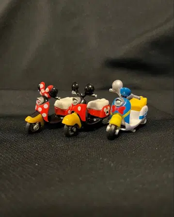 팀팀 미니 마우스 미키마우스 도널드 덕 스쿠터 3대 세트