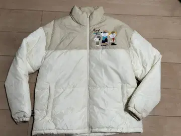 스누피 다운 자켓 아이보리