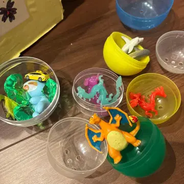 리자몽 공룡 자동차 미니어처 피규어 세트