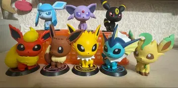 치비큥 캐릭터 포켓몬스터 (이브이, 부스터 8종) 피규어