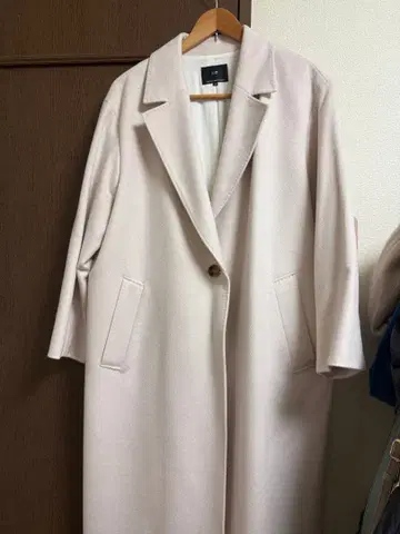 23구 빅 사이즈 48 울 캐시미어 비버 체스터 코트