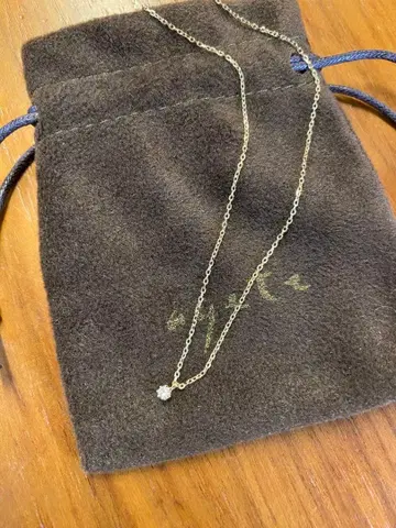 agete 목걸이 10k 0.03 다이아