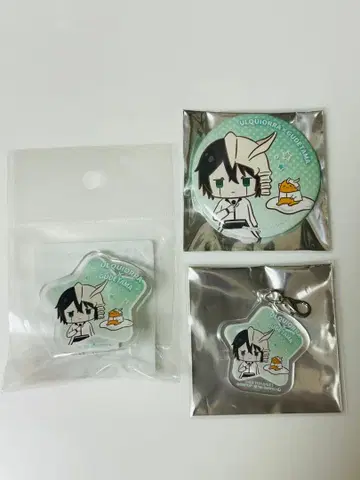 BLEACH 산리오 우루키오라 혜택 참 캔뱃지 클립