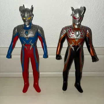 울트라맨 소프트 비닐 울트라맨 제로 2체 세트