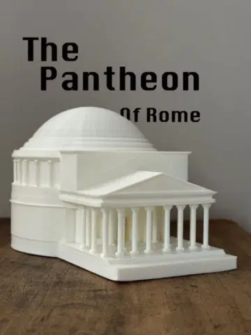 판테온 고대 로마 로마 제국 모형 디오라마