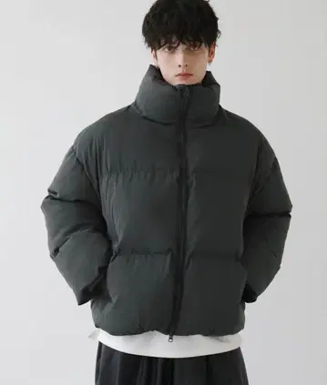 LILL 볼륨 하이넥 에코 다운 자켓