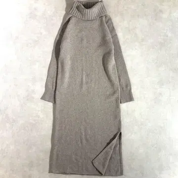 하자품 스픽 앤 스팬 캐시미어 울 원피스 브라운 브라운