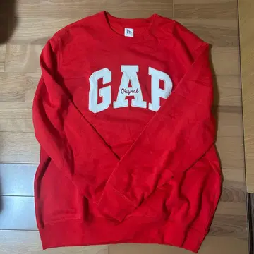 GAP 맨투맨 레드 XL