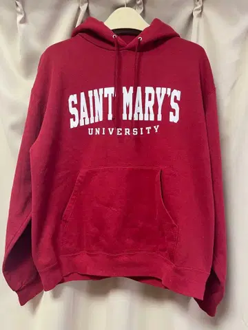 champion 칼리지 로고 후드티 후디/L 사이즈/레드