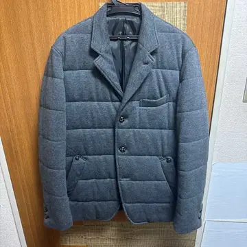 맨즈 멜로즈 그레이 퀼팅 블레이저