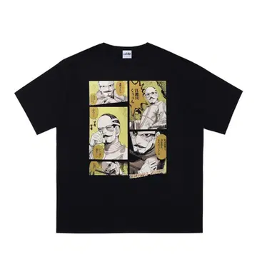 [골든 카무이] 츠루미 중위 빅 실루엣 T셔츠 HEROES