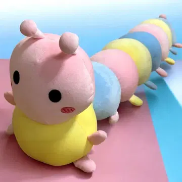 푹신푹신 마카롱 애벌레 봉제 인형