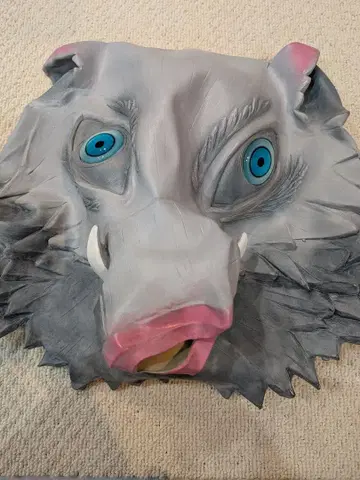 귀멸의 칼날 하시비라 이노스케 가면 코스프레