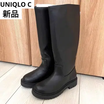 UNIQLO C 새상품 컨필터치 롱 부츠 블랙 유니클로 씨