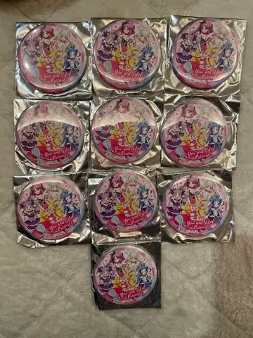 너와 아이돌 프리큐어 드림 스테이지 캔뱃지 전원