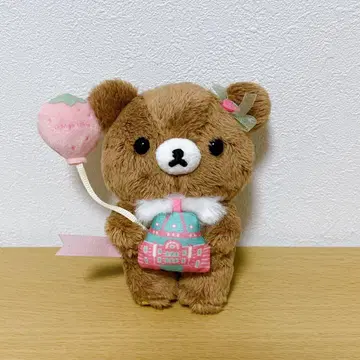 [ 리락쿠마 ] 걸이 봉제 인형 ( 도쿄역사 ) 차이로이코구마