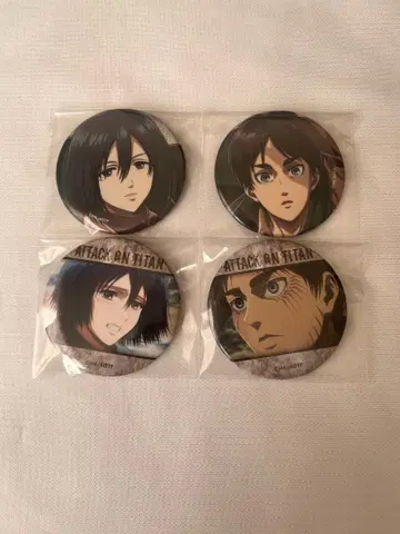 진격의 거인 가라오케 철인 캔뱃지 엘렌 미카사