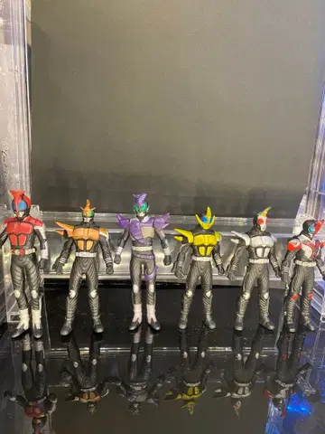 가면라이더 피규어 6체 세트