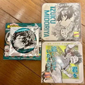 나의 히어로 아카데미아 미도리야 이즈쿠 데 컬렉션 캔뱃지 아트 코스터