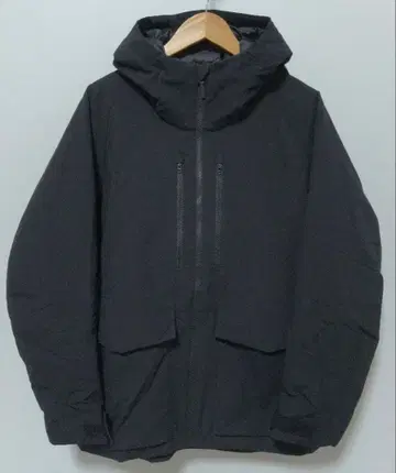 유니클로 하이브리드 다운 후드티 (3D컷) 2023년 모델 L 블랙