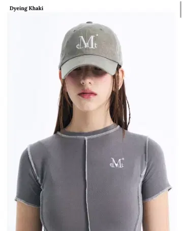 mucent 카키 캡