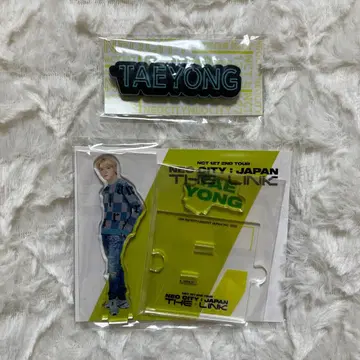 NCT127 태용 아크릴 스탠드 러버 스티커 세트