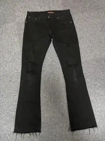 COPPER RIVET 블랙 부츠컷 데님