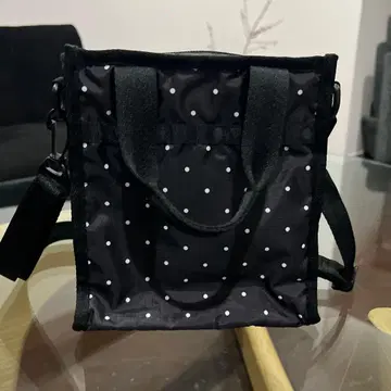 레스포 도트 백 숄더 핸드