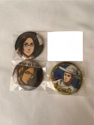 진격의 거인 가라오케 철인 캔뱃지 한지