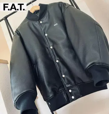 F.A.T. 블랙 레더 봄버 자켓 F'AWARD 24SS