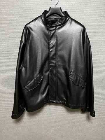 ASTRONOMY 빅 실루엣 드롭 숄더 숏 모즈 블루종