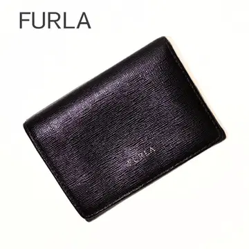 훌라 3단 폴더형 지갑 미니 지갑 동전 지갑 카드 홀더 천연 가죽 블랙