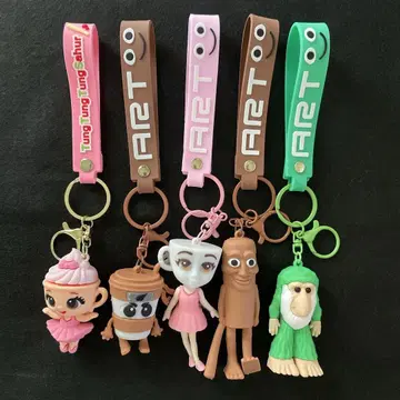 툰툰툰사풀 이탈리안 레인 로트 키링 5종 세트