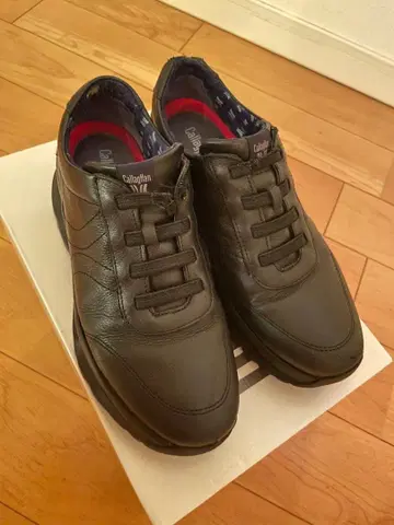 CallagHan 블랙스니커즈 EU37 박스 있음