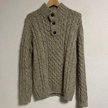 아일랜드제 L.L.Bean 엘엘빈 아란 니트 스웨터 M