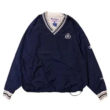 USA 구제 의류 챔피온 풀오버 자켓 자수 V넥 H535