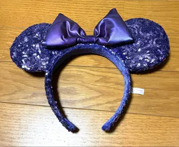 디즈니 스팽글 머리띠 보라색